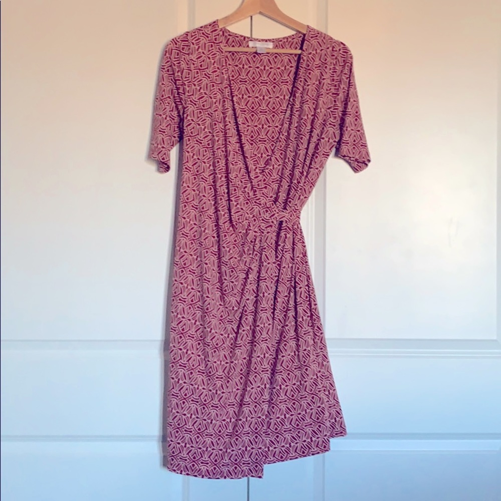Motherhood maternity wrap dress